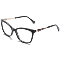 Monture de lunettes classiques œil-de-chat Elan Optical YB8509, très vendue, pour femme, monture intégrale en acétate avec métal, livraison rapide