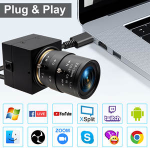 ELP 8MP USB Caméra Varifocale Manuelle 4X <span class=keywords><strong>Zoom</strong></span> CS 2.8-12mm Objectif HD 3264X2448 Caméra Industrielle UVC pour Appel Vidéo, <span class=keywords><strong>Zoom</strong></span> Surveillance - Product Image 5