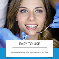 Kit de Blanqueamiento Dental LED con 3 Geles de Peróxido de Carbamida, Tratamiento No Sensible de 10 Minutos, Elimina Manchas de Café, Vino y Cigarrillos