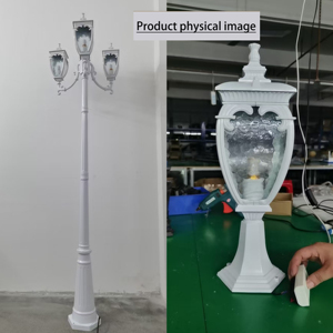 Lámparas Decorativas de Jardín de Estilo Europeo Retro, Impermeables IP65, Lámparas Colgantes para Jardín y Paisaje, Luces de Inducción Eléctrica - Product Image 6