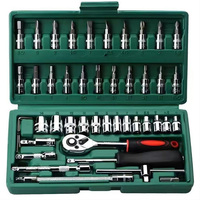 Evian Tools Kit d'outils de tournevis multi-usages à commande manuelle de 46 pièces mallette d'outils de réparation automobile professionnelle de précision
