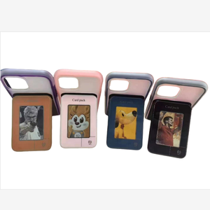 2024 nouveau luxe NFC smart E écran d'encre Smart bricolage motif magnétique <span class=keywords><strong>Snap</strong></span> Stand Card Pack pour <span class=keywords><strong>IPhone</strong></span> 13 14 15 16 pro max - Product Image 1