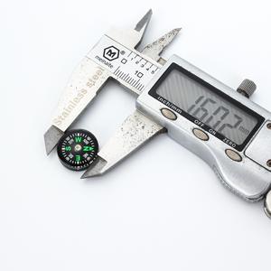 Brújula para exteriores, plástico luminoso portátil de alta precisión de 16mm con letras en inglés para montañismo y acampada - Product Image 3