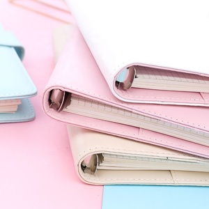 A5 notebook business di alta qualità in pelle pu a fogli mobili 6 raccoglitore ad anelli <span class=keywords><strong>copertina</strong></span> <span class=keywords><strong>rigida</strong></span> con diario della cintura pagine interne ricaricabili - Product Image 6