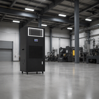 Déshumidificateur thermo-hygrostat industriel haute capacité, système de température et d'humidité constantes pour atelier