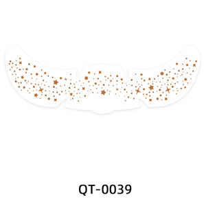 Adesivi per Tatuaggi Temporanei Personalizzati Impermeabili con Glitter Metallizzati a Forma di <span class=keywords><strong>Stella</strong></span> e Lentiggini per Ragazze, Tatuaggi Olografici per Trucco e Fotografia - Product Image 5