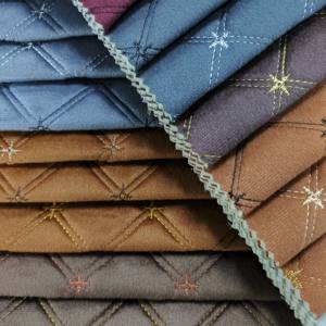 Tela de Tapicería para Autos de 150 cm, Ecológica, Elástica, Estilo Bordado, con Espuma de 4 mm, Impresa y Termoadhesiva, 100% Poliéster - Product Image 3