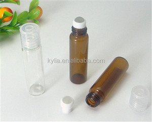 Venta al por mayor ROB-030 Gran lote de color marrón 5 ml de vidrio cuadrado <span class=keywords><strong>rollo</strong></span> en botella - Product Image 2