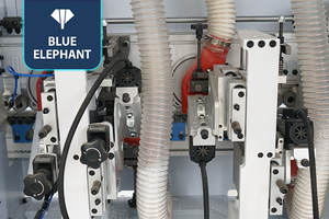 Máquina de Enchapado de Cantos Automática Industrial de Alta Presión con Funciones de Encolado, Limpieza, Seguimiento de Producción de MDF, Chaflanado y Raspado - Product Image 2