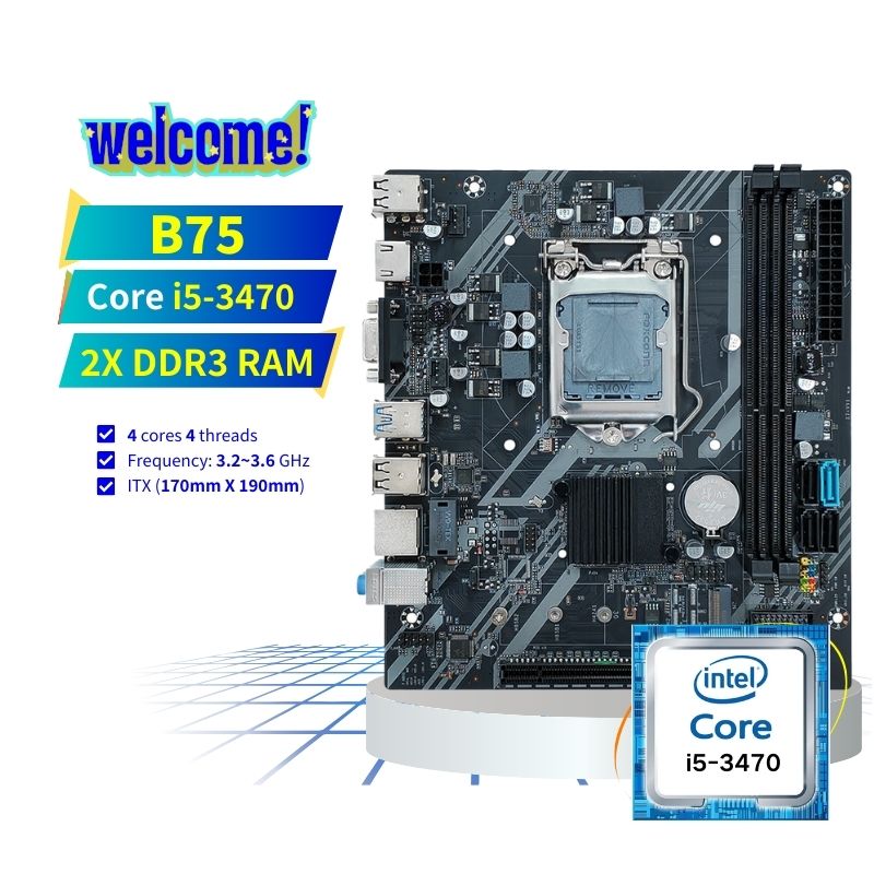 Windows11 ASRock B75M i5 3470 8GB 【公式通販】