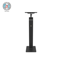 Machine de commande en libre-service avec imprimante thermique intégrée, écran Android Full HD 1080p de 15,6 pouces, pour salle de service et cantine, idéale pour la gestion des files d'attente en aéroport.