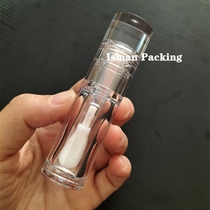 Chất Lượng Cao Vòng Đầy Đủ Trong Suốt Bàn Chải Lớn Lip Gloss Ống Pet Rỗng Rõ Ràng Chất Lỏng Lip Tint Container Với Lớn Doe Chân 6Ml - Product Image 6