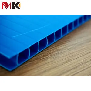 散装重型聚丙烯凹槽聚丙烯长笛双壁4x8波纹塑料板，用于地板保护施工