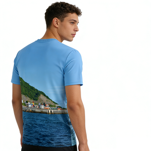 Magliette Personalizzate all'Ingrosso con Logo, Protezione UV UPF50+, Asciugatura Rapida, Manica Corta per Pesca, Corsa e Allenamento - Product Image 3