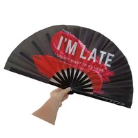 Ventilateur pliant personnalisé pliable à main avec photo personnalisée pour mariage danse salon Cosplay accessoires de fête