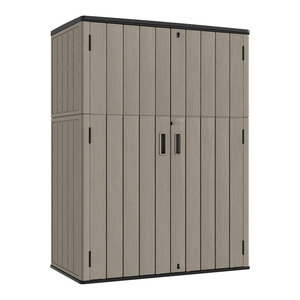 Abri de <span class=keywords><strong>rangement</strong></span> vertical extérieur étanche de 57 pieds cubes, armoires de <span class=keywords><strong>rangement</strong></span> pour jardin, cour, maternelle - Product Image 1