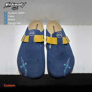 OEM/ODM, mules et sabots en cuir pour femmes, design personnalisé, broderie <span class=keywords><strong>de</strong></span> logo - Product Image 6