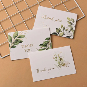 Luxury Eco-Friendly Digital Printed Thank You Gift Card for Small Business