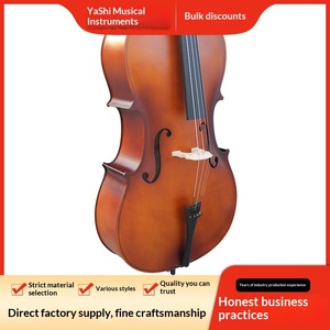 Cello en tilleul mat et brillant pour débutants, idéal pour la pratique, les examens et les performances des adultes et des enfants, fabriqué à la main - Product Image 3