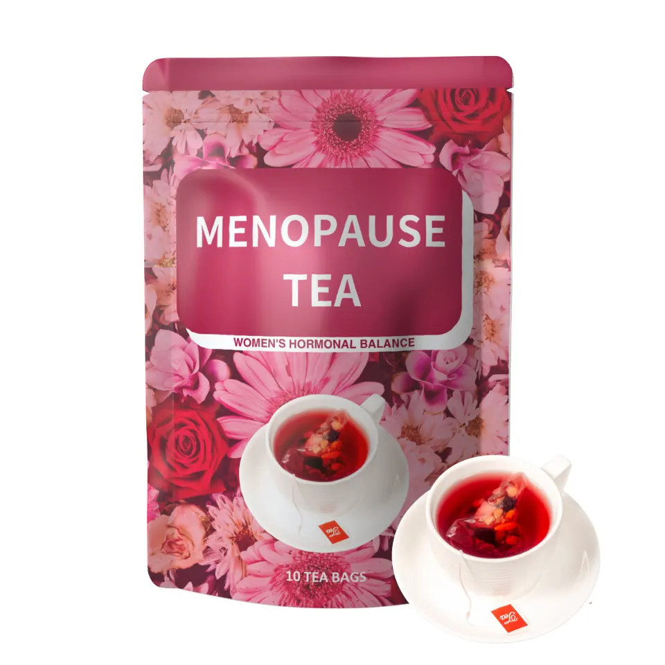 कस्टम प्राकृतिक हर्बल रजोनिवृत्ति और हार्मोन संतुलन चाय महिलाओं चाय चाय