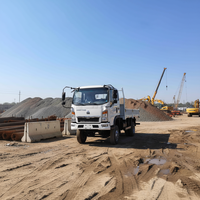 Camion de fret chinois Sinotruk Howo, conduite à droite, 4x4, 3-5 tonnes, mini camion diesel à parois latérales pour l'Afrique