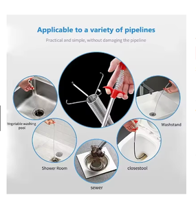 90cm bồn rửa bồn tắm NẠO VÉT Remover tóc Catcher hệ thống thoát nước Công cụ linh hoạt mùa xuân cống làm tắc nghẽn Cleaner - Product Image 5