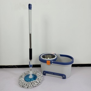 Serpillère rotative à 360° en acier inoxydable avec seau, système de nettoyage de sol professionnel au design moderne pour la maison et le <span class=keywords><strong>bureau</strong></span> - Product Image 2