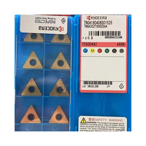 Plaquette en carbure KYOCERAS TNGA160408S01525, outil de tournage CNC, haute performance, revêtement PCD/PCBN, HRC45-65 - Product Image 1