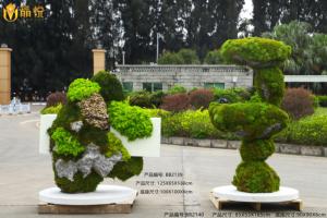 Jingyue Custom Fiberglass-painted <strong>Moss</strong> Covered Abstract Sculpture Greenery Home <strong>Living</strong> Room Hotel Lobby Wall Mounted Tabletop - Product Image 4