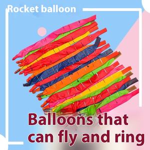 Kidsren's <span class=keywords><strong>Internet</strong></span> Celebrity Rocket Flying Fart <span class=keywords><strong>Bug</strong></span> Balloon Toy Durable Latex Sky-Flying Sound-Making Toy Can Be Lift Air - Product Image 5
