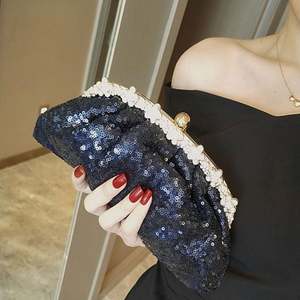 กระเป๋าคลัทช์งานปาร์ตี้หรูหรา ประดับลูกปัดวิบวับ สำหรับงานพรอม งานแต่งงาน  ลดราคาพิเศษ รับสั่งทำตามแบบ - Product Image 5