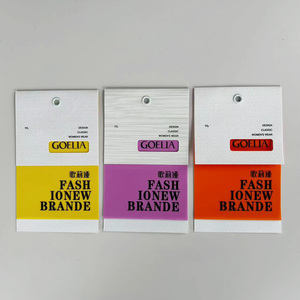 Miễn Phí Biểu Tượng Tùy Chỉnh Giấy Hangtags Tông Thẻ Màu Cho Nam Giới Của & Phụ Nữ Quần Áo & Giày Giá <span class=keywords><strong>Tag</strong></span> Tập Quán - Product Image 2