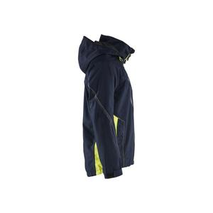 BLAKLADER - 4790197786336XL Veste Shell Bleu marine foncé/Jaune haute visibilité-VESTES DE TRAVAIL EAN 7330509888513 - Product Image 3