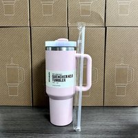 Nouveau style pour la 2ème génération de tasses de voiture isothermes à double paroi en acier inoxydable 304 de 40 oz avec poignée, isolation thermique de 12 à 24 heures