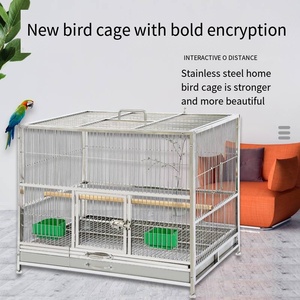 Jaula para pájaros loro Villa Cría de acero inoxidable cría nueva jaula para pájaros - Product Image 4