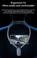 Nouveautés : Support de cou en silicone pour caméra d'action / téléphone portable, pour vue POV, vidéo selfie et vlog