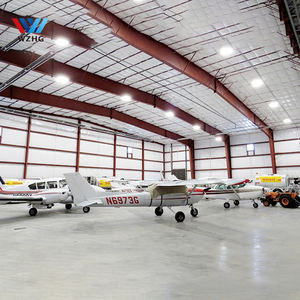 Faible coût Polynésie Française en acier vêtements industriels hangar d'hélicoptère de dépôt en acier structure hangar agricole - Product Image 5