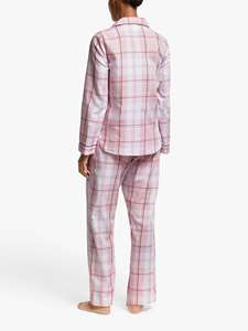 ชุดนอนผ้าสแปนเด็กซ์โพลีเอสเตอร์ของผู้หญิงชุดนอนลายตารางหมากรุกชุดนอนระบายความร้อนไซส์ใหญ่พิเศษสำหรับฤดูร้อนกำหนดสีและไซส์เองได้ - Product Image 2