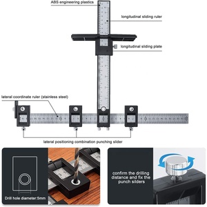 All Plastic Adjustable Punch Locator <strong>Drill</strong> Template <strong>Guide</strong> - Product Image 4