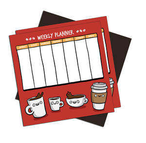 Planificateur hebdomadaire à aimant personnalisé et autocollants pour la planification financière des repas et des objectifs de l'usine professionnelle - Product Image 4