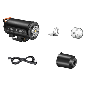Flash de studio portable Godox Qt600iiim 600W 1/26100s avec synchronisation haute vitesse, système 2.4G intégré + <span class=keywords><strong>ampoule</strong></span> de modélisation LED 40W - Product Image 4