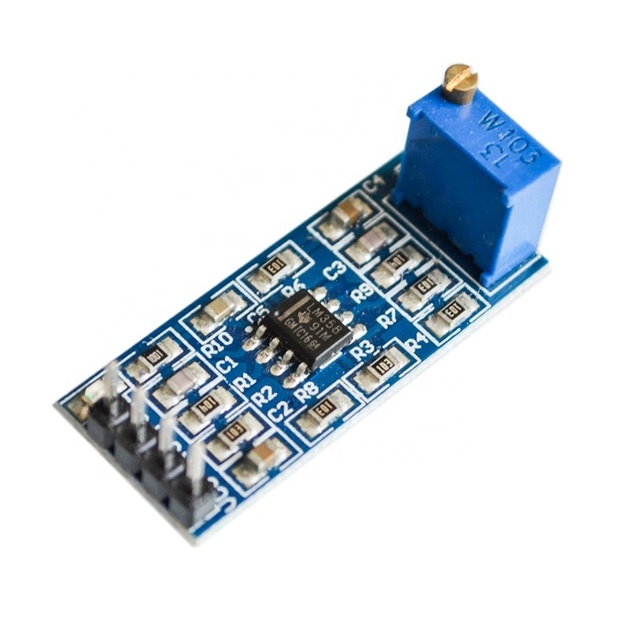 LM358 100 Times Gain signal Amplification Module, Operational Amplifier Module