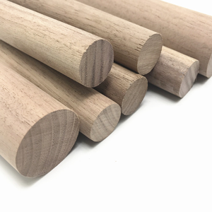 Custom Supply High Quality Round Walnut Wooden <strong>Dowel</strong> <strong>Rods</strong> for Craft Sticks - Product Image 2