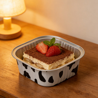 Barquettes de cuisson jetables légères avec couvercles, en aluminium résistant à la chaleur, pour lasagnes et gratins