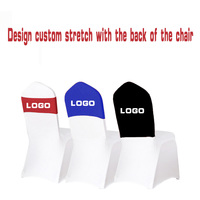 Personnalisation : Bandeau de chaise personnalisé avec logo, couvre-siège et housse de dossier de chaise