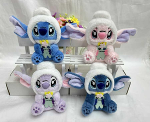 Peluche suspendue Lilo & Stitch, jouet en peluche de 13cm pour enfants, animaux en peluche doux unisexes, poupées décoratives pour chambre à coucher - Product Image 1