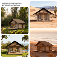 Fabrication en gros de tentes coupe-vent et imperméables avec pare-soleil pour projets de vacances, glamping, tente extensible