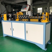 Machine semi-automatique de coupe et de redressage de tubes en acier inoxydable CNC pour échangeur de chaleur d'évaporateur de machine à glaçons