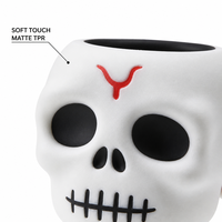 Jouet anti-stress et farceur en plastique, tasse à presser en forme de crâne et chauve-souris, pour Halloween, pour le commerce extérieur, pour les plus de 14 ans, pour la décompression, vente en gros