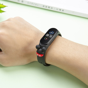 Correa IVANHOE para Xiaomi Mi Band 8 7 6 5 4, pulsera deportiva de silicona, correa de reloj inteligente de dibujos animados para MiBand 4 5 6 7 <span class=keywords><strong>Band7</strong></span>, correas - Product Image 2